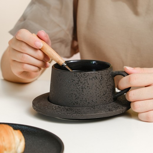Coffee Cup And Saucer Set Retro Ceramic Ideas