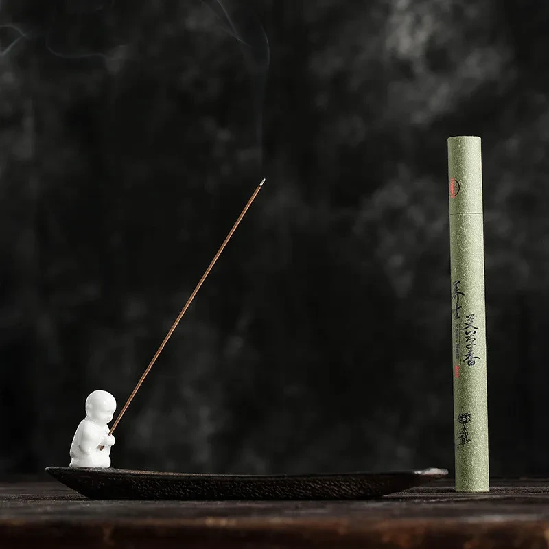 Creative Ceramic Handicrafts Little Monk Incense Insert Ornaments