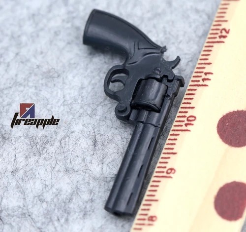 1/6 Scale Cole Python 357 Revolver 4D Gun Model - Action Figure Weapon Accessory