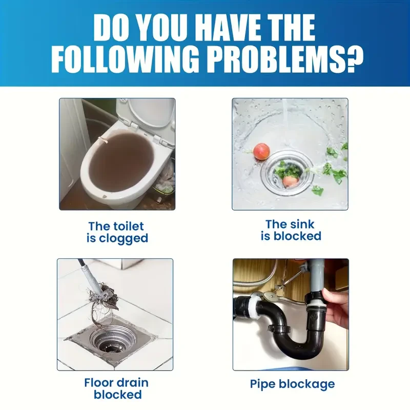 5pcs Instant Drain Cleaner