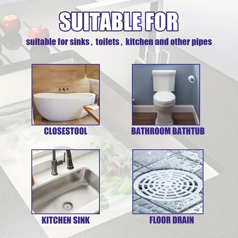 5pcs Instant Drain Cleaner