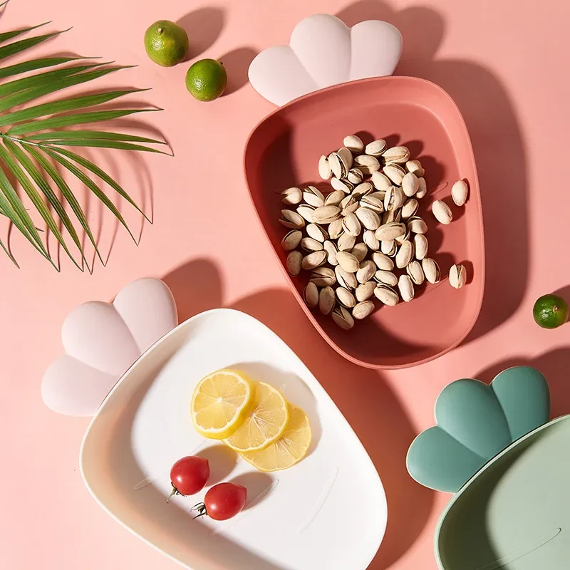 Strawberry-shaped Lazy Snack Tray, Fruit Food Tray, Cute Candy Tray