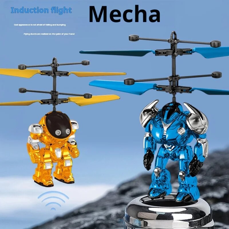 Intelligent Sensing Aircraft Mech Warrior Flying Robot