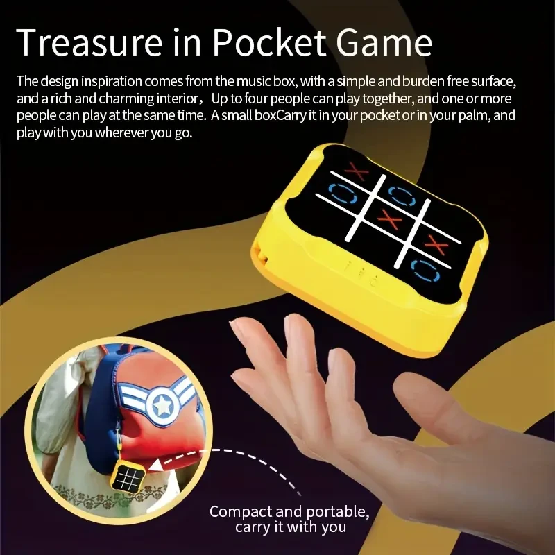 Portable Tic-Tac-Toe Game - Intermediate Skill Level