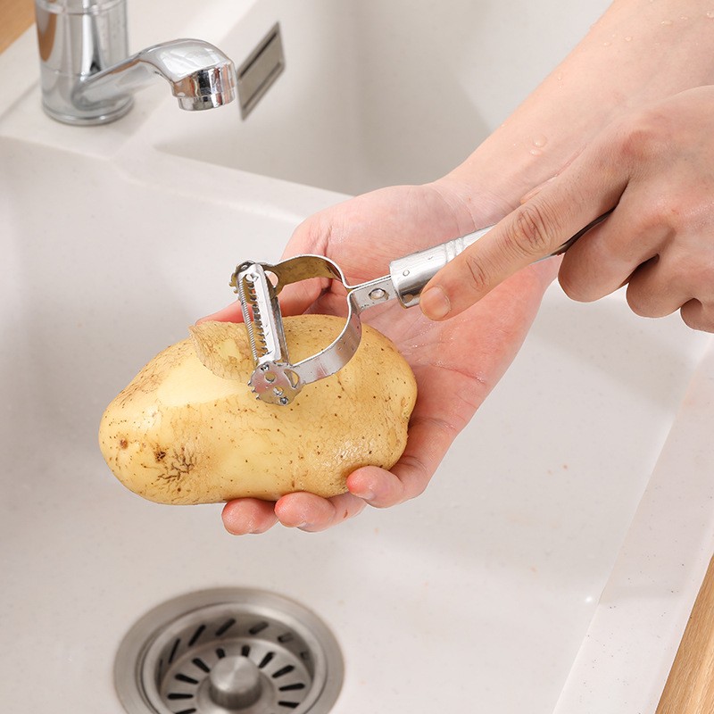 High Quality Stainless Steel Julienne Peeler - Vegetable and Fruit Grater & Slicer