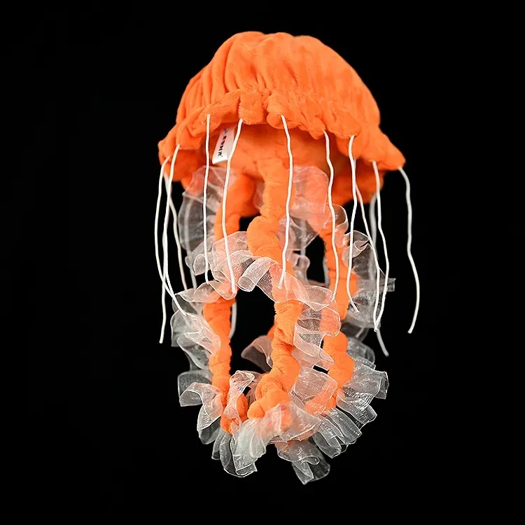 Plush Toy Gold Coffee Jellyfish Doll