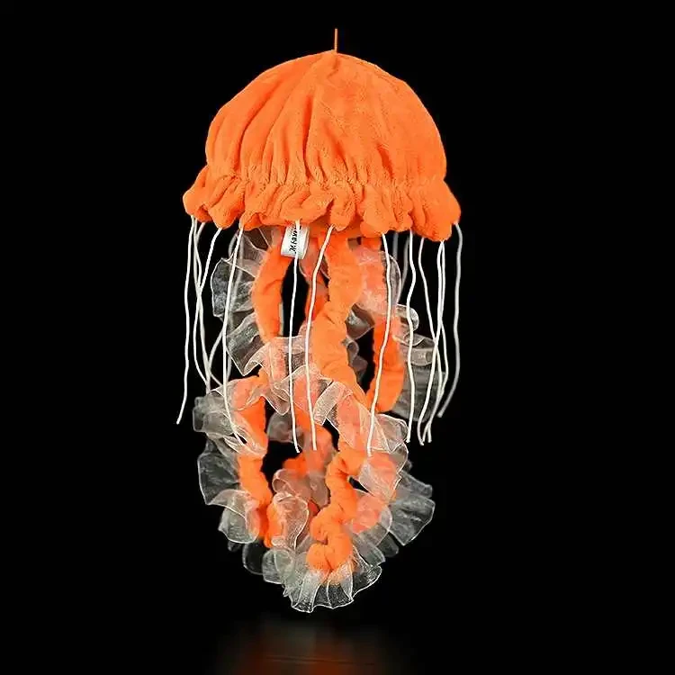Plush Toy Gold Coffee Jellyfish Doll