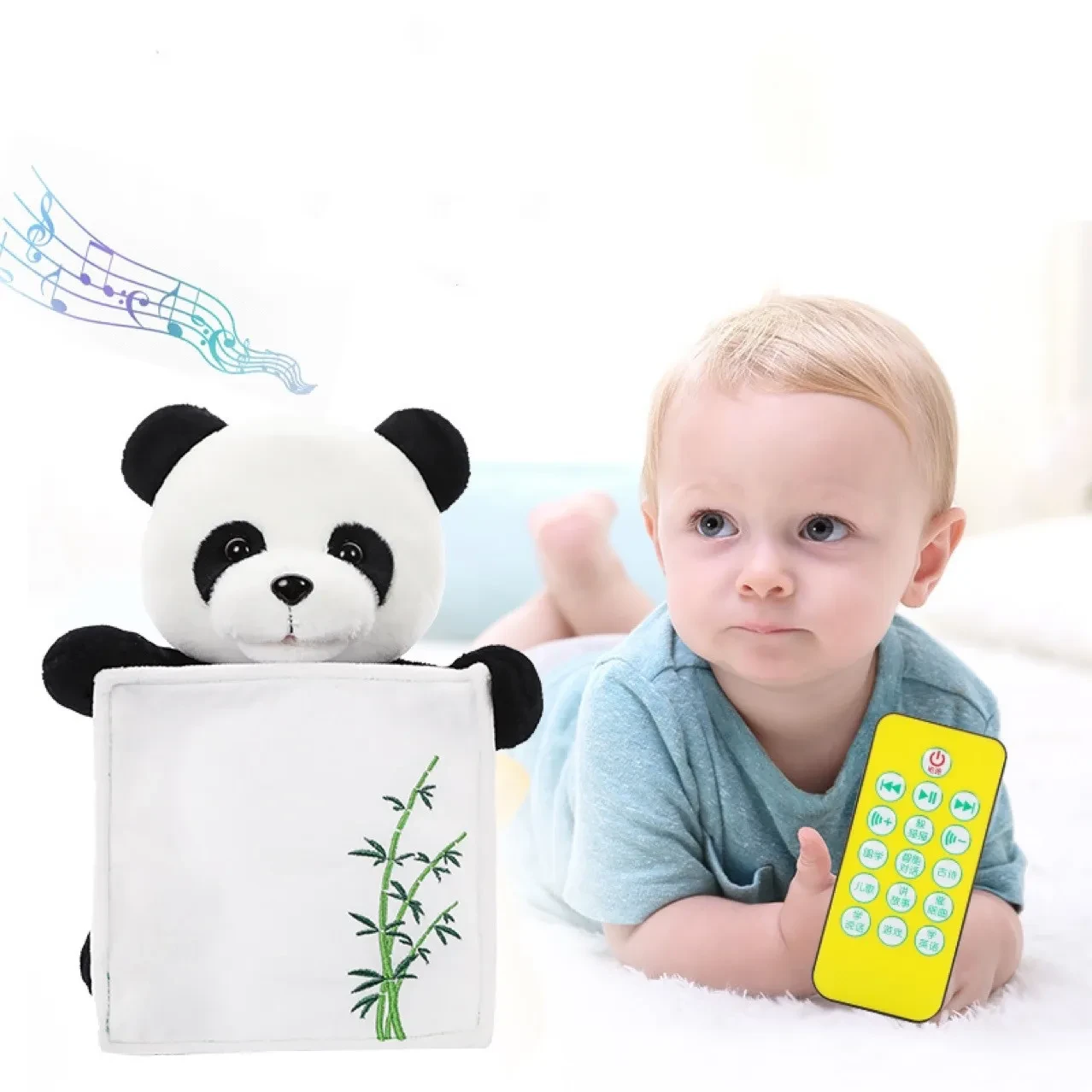 Early Educational Peekaboo Panda Electric Plush Toy