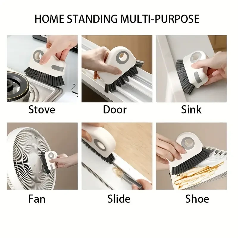 2-in-1 Window Track & Grout Cleaning Brush