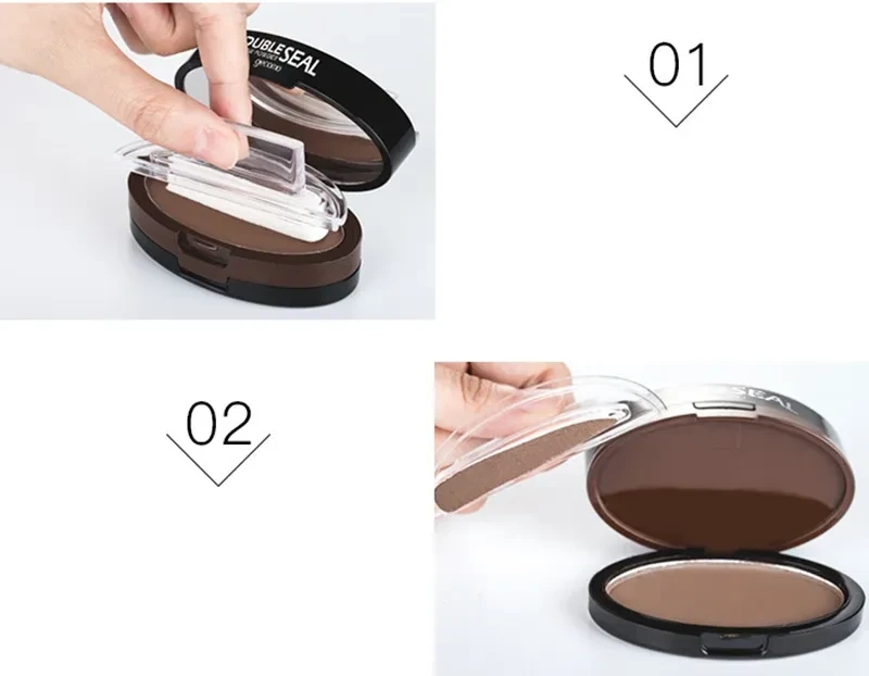Eyebrow Powder Stamp Tint Stencil Kit