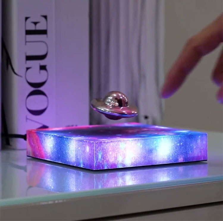Levitating UFO Galaxy Lamp - Magnetic Suspension Star Light
