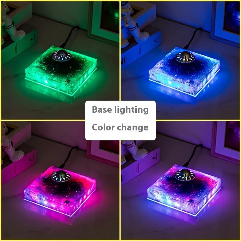 Levitating UFO Galaxy Lamp - Magnetic Suspension Star Light