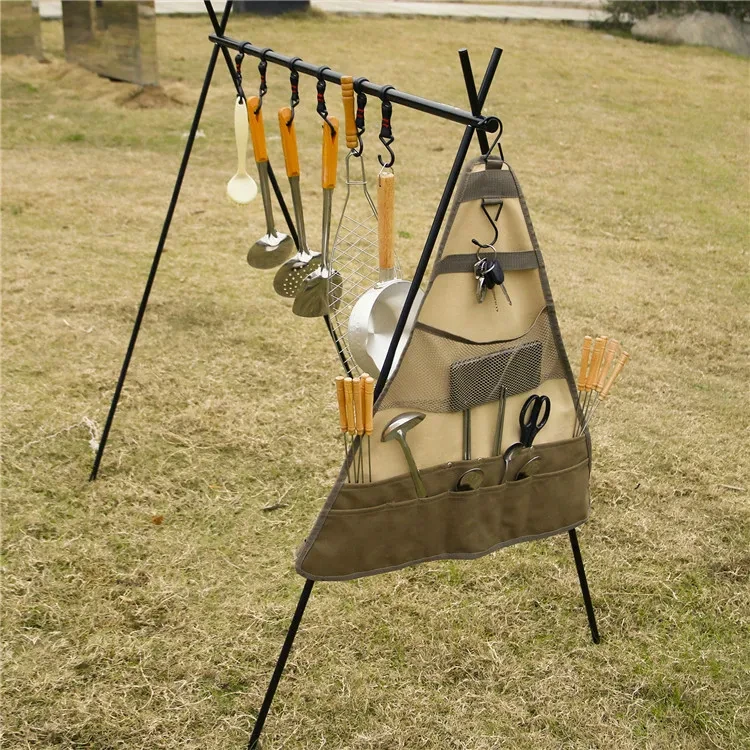 Outdoor Tableware Canvas Storage Bag Portable