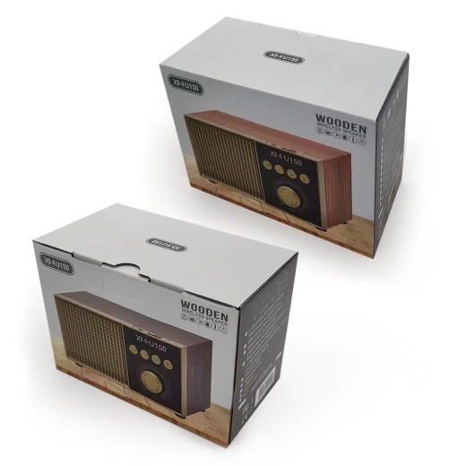 Bluetooth Loudspeaker Box Support Subwoofer Retro Portable