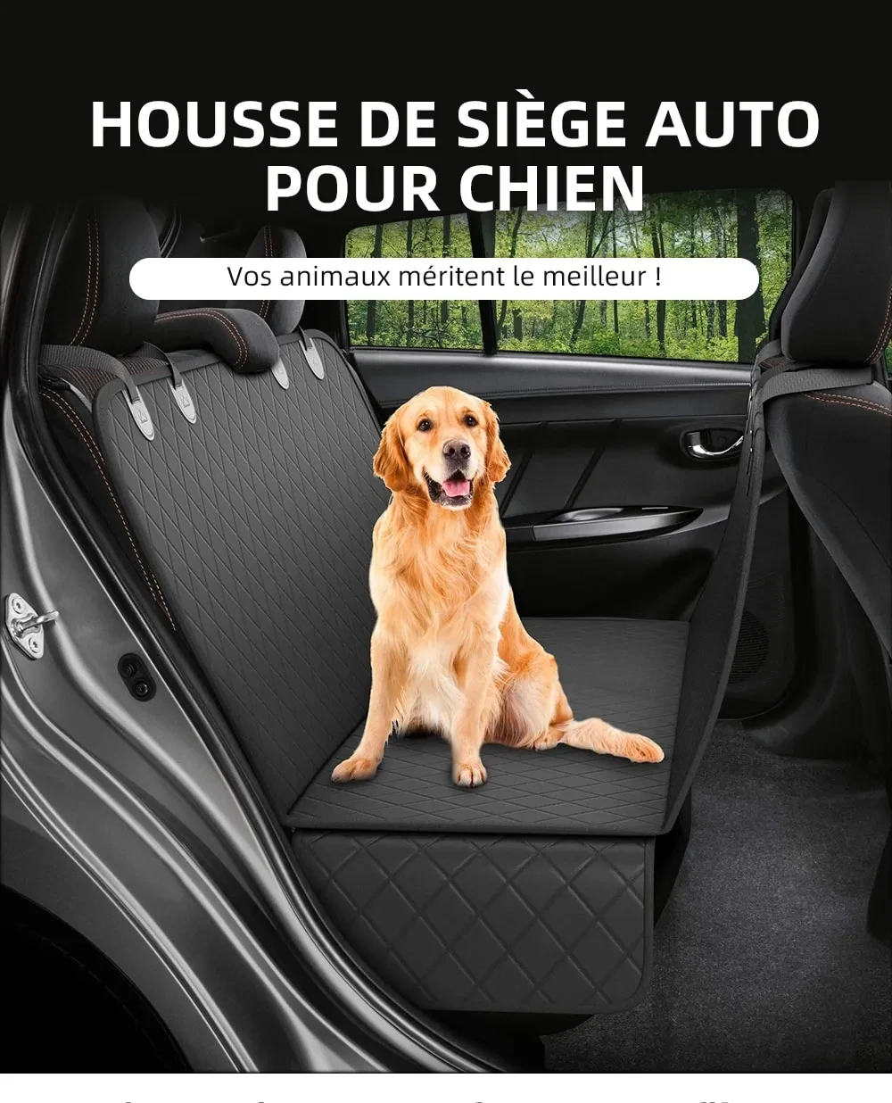 Car Seat Cover View Mesh Pet Carrier Hammock