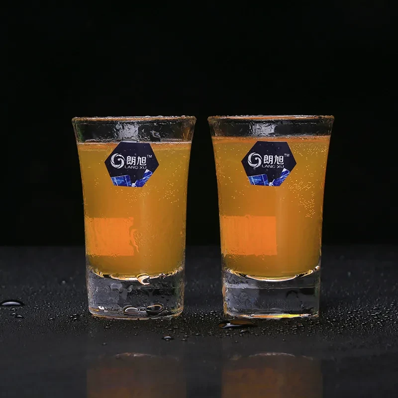 Lead free thickened wonton glass