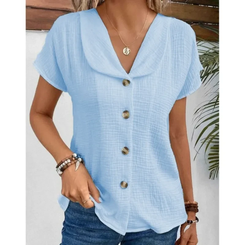 Summer Short-sleeved Women's Top