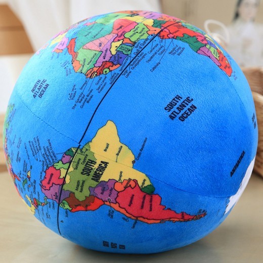 Simulation Earth Pillow Plush ToyLearning