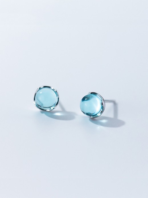 Gradient sky earrings