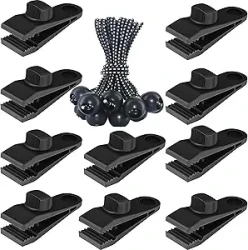 10Pcs Outdoor Tarpaulin Clips
