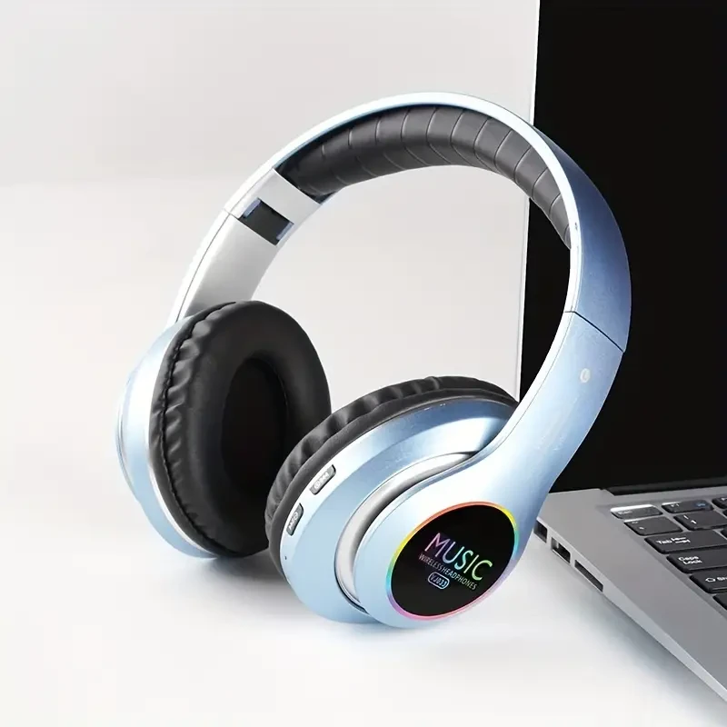 Foldable Wireless Headphones with Deep Bass