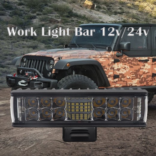 LED Strip Work Light In A Straight Line Shape