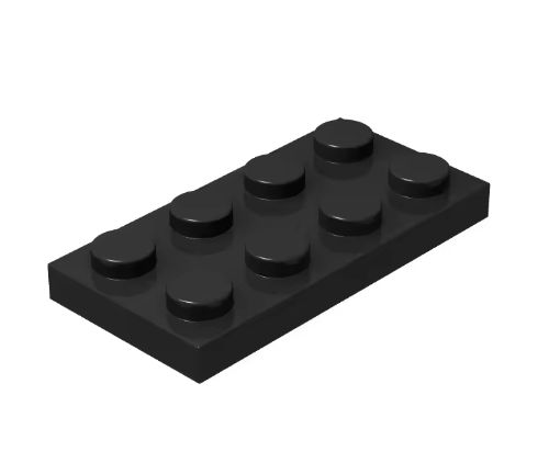 MOC 3020 Assembles Particles Accessories Components 2x4 Normal Board 20PCS Bricks Colorful Building Blocks Educational Toy City
