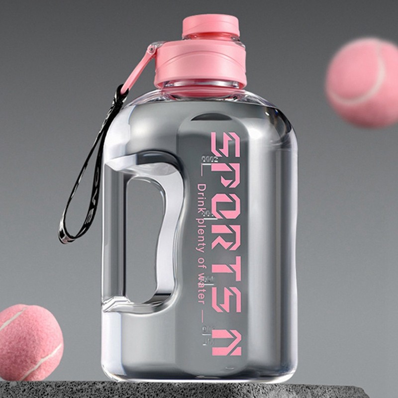 2.7/1.7L Insulated Water Bottle with Straw  Leakproof Fitness Bottle for Gym, Travel, Hiking, and Camping