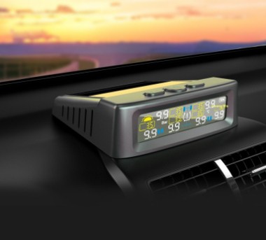 T12 Six-wheel Tire Pressure Monitoring Solar TPMS External RV Truck Built-in