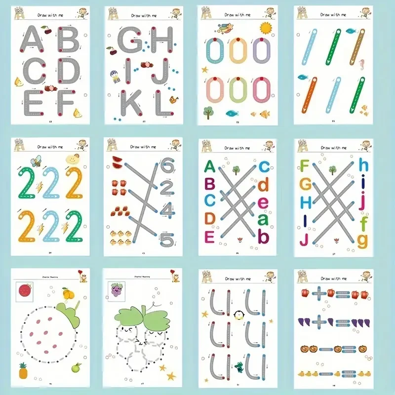 Educational Painting Magic Copybook Set