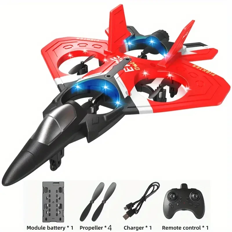 Rechargeable Drone with Height Hold - Remote Control for Beginners, Indoor & Outdoor Toy
