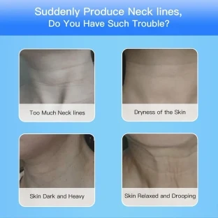 EMS Microcurrent Neck Face Beauty Device With 3 Colors LED Photon Therapy Skin Tighten Reduce Double Chin Face Lifting Devices