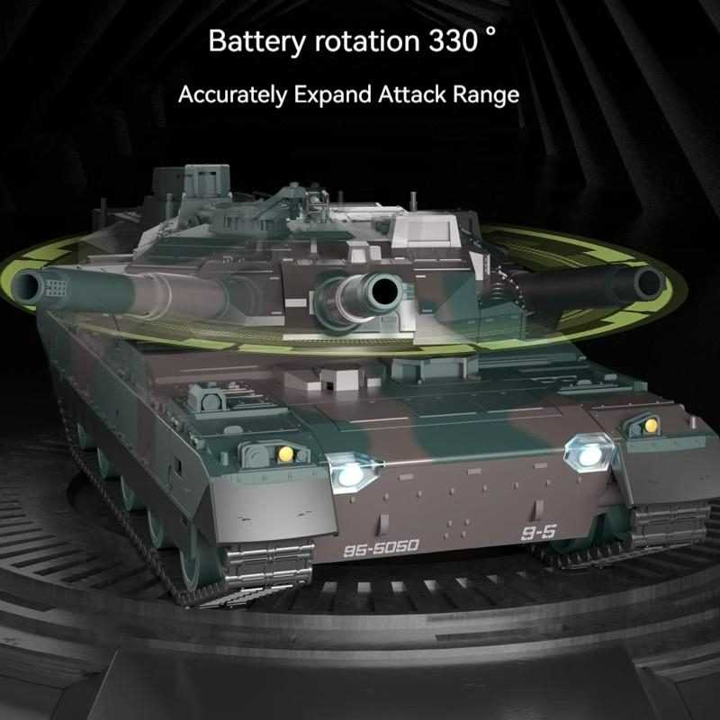 Tank, RC Tank, Remote Control Tank.12 CH, Army Green.