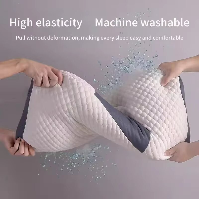 Honeycomb Massage Pillow  Cervical Support, Antibacterial, Anti-Mite, Sleep Aid, Home Pillow Core