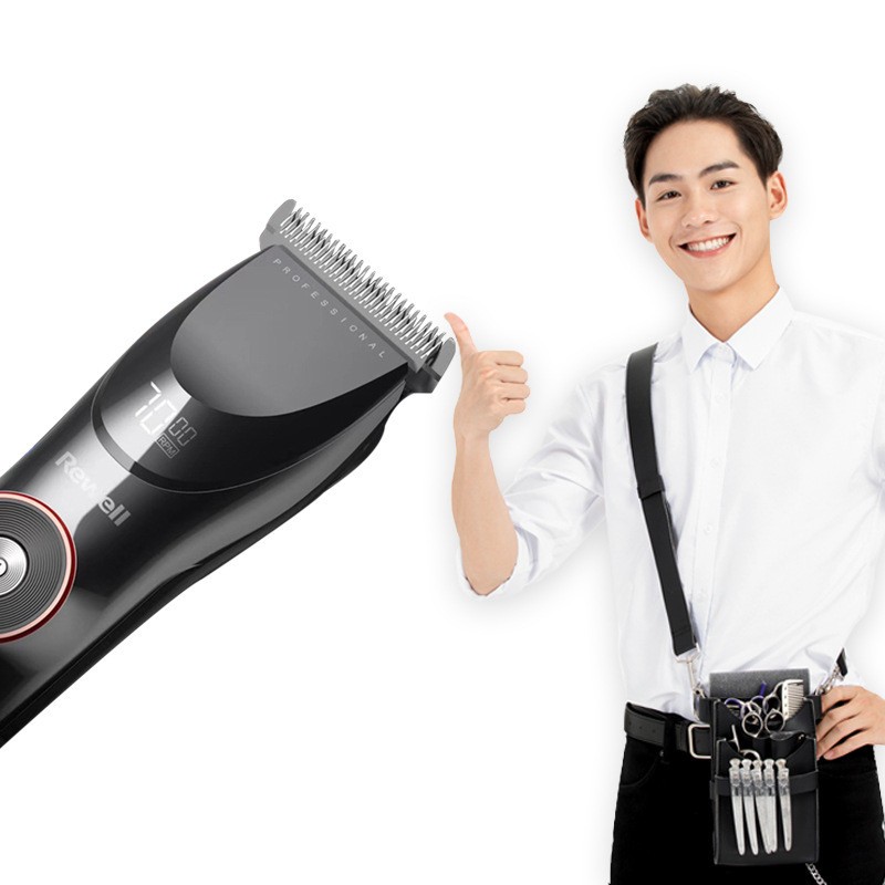 Factory Direct Sale Riwei Hairdresser Electric Push Scissors Household Electric Shaver Rechargeable Push Professional Hair Salon