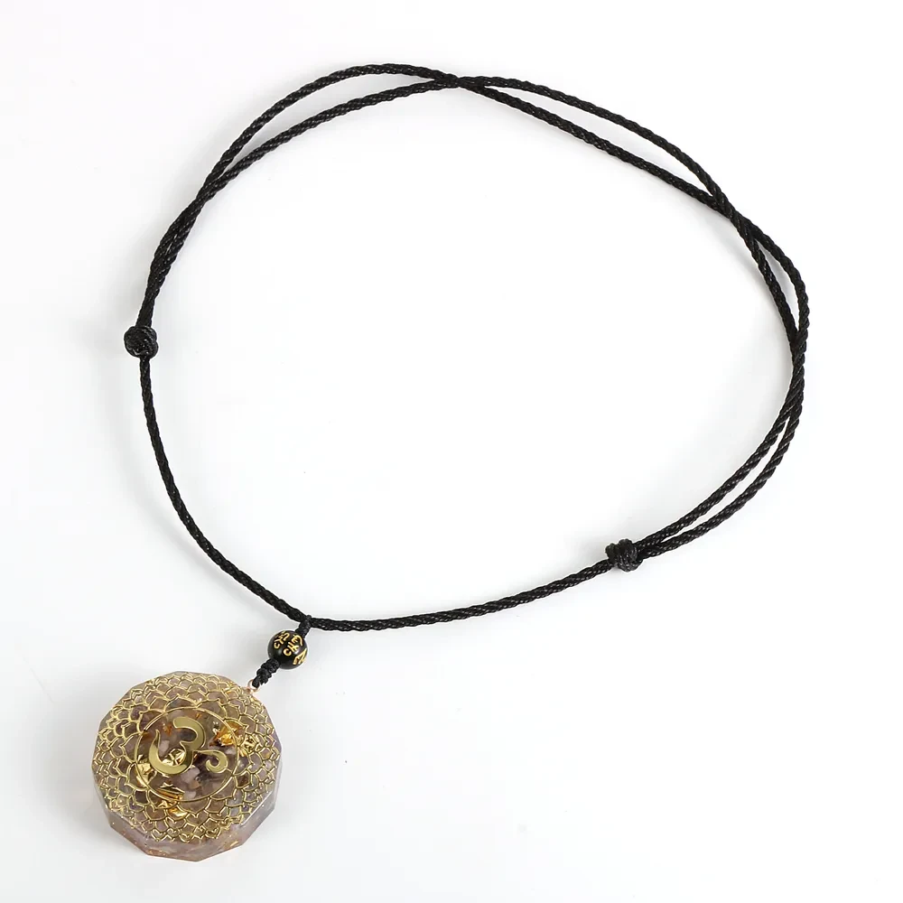 Ogan Chakra Pendant Natural Crystal Tree Of Life Pendant