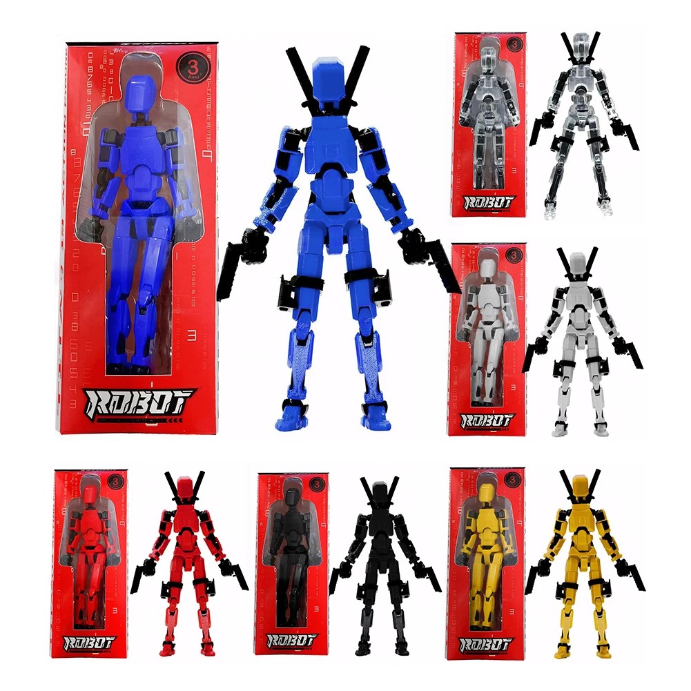 3D Printed Multi-Jointed Movable Lucky 13 Action Figure