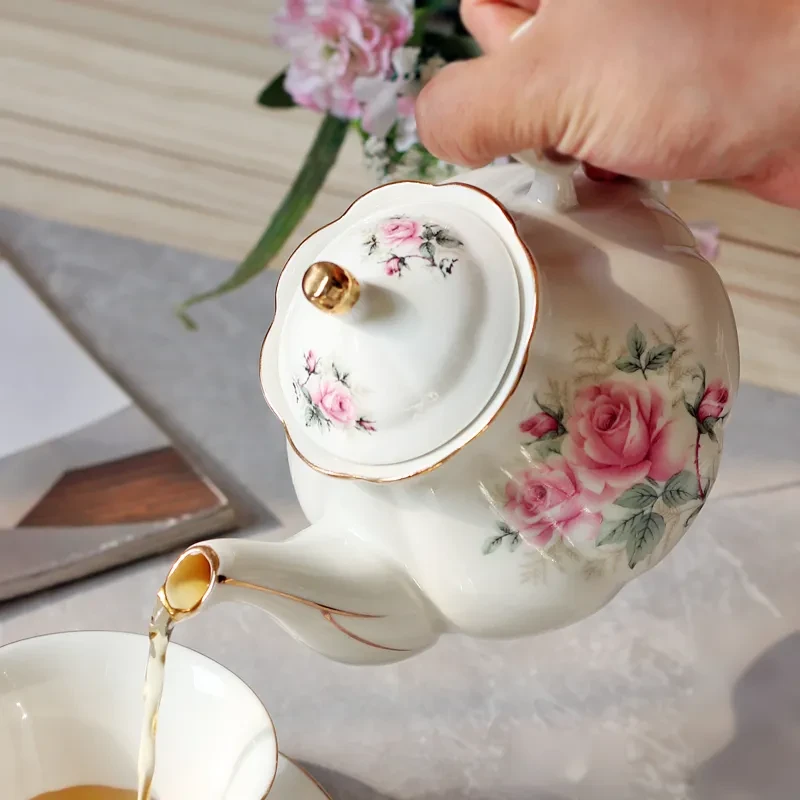European-style Heat-resistant Filter Bubble Teapot