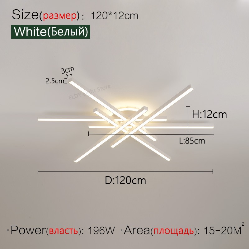 2024 Nordic Modern LED Ceiling Lamp - Living Room, Dining Room, Bedroom Chandelier