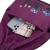Foldable Waterproof Drawstring Large Capacity Embroidered Backpack