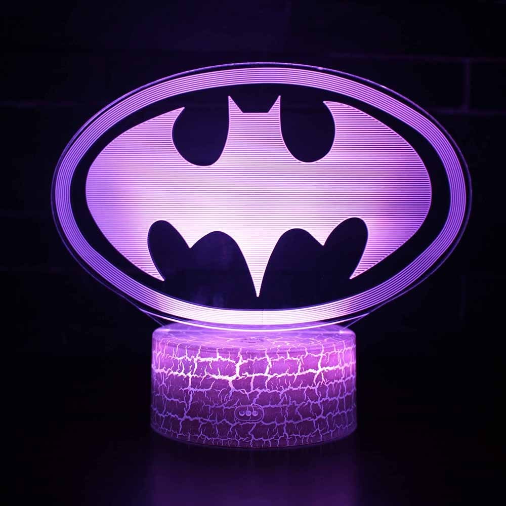 Car 3D Night Lamp LED Light, Power By USB, 7 Changeable color