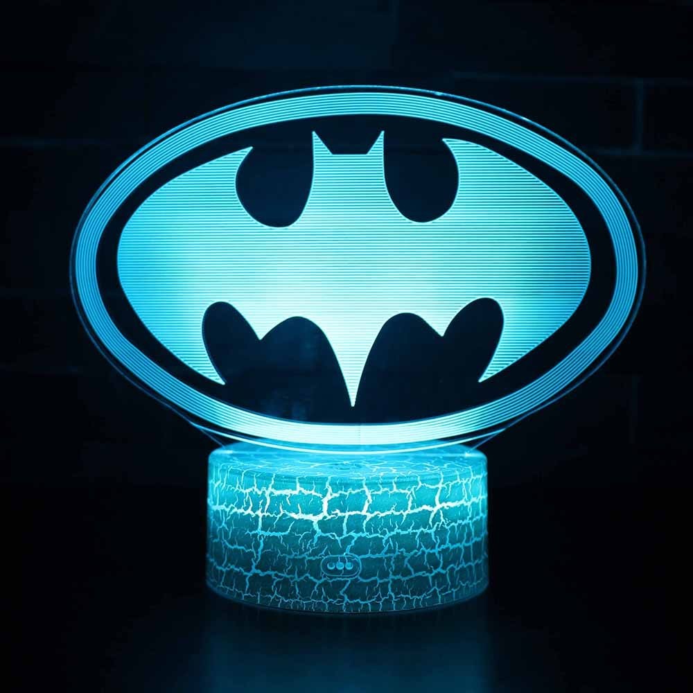 Car 3D Night Lamp LED Light, Power By USB, 7 Changeable color