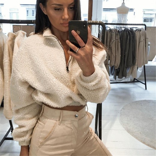 Rose Cropped Sweater