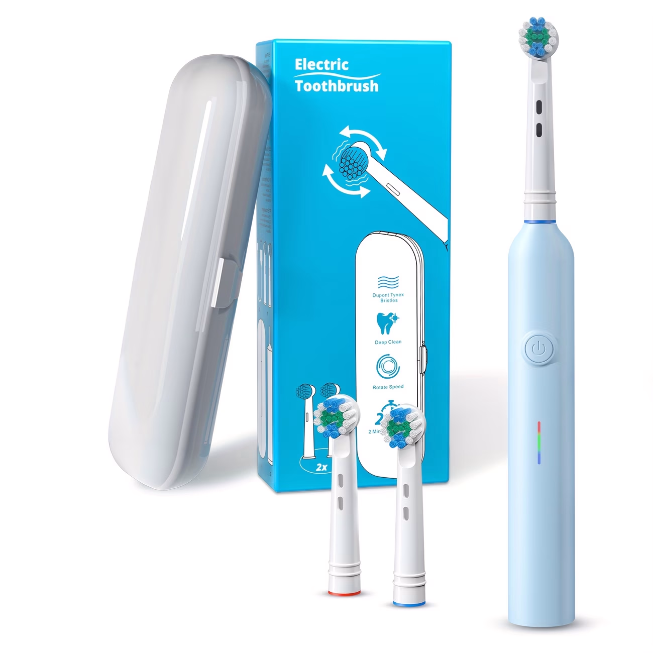 Orinatola Rotary Electric Toothbrush – 3 Cleaning Modes for Everyday Oral Care