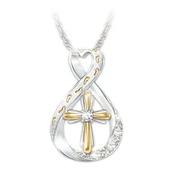 Two-Tone Diamond Necklace