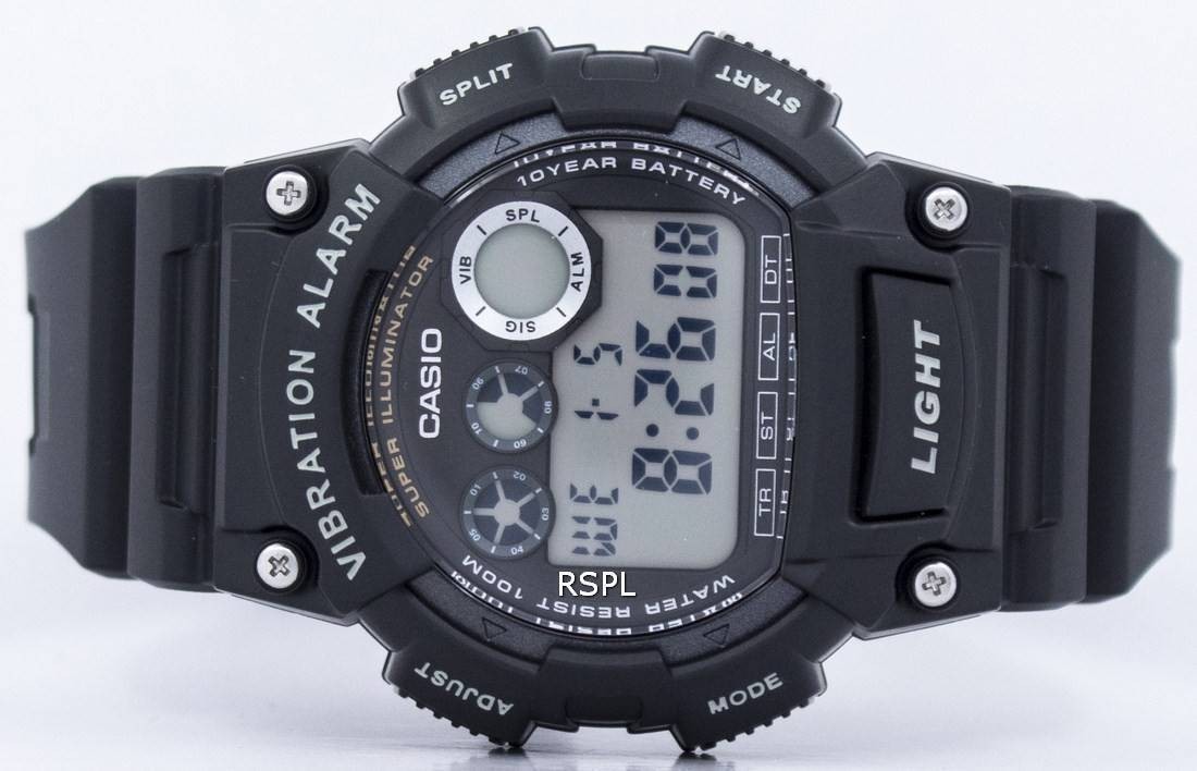 Casio Digital Illuminator W-735H-1AVDF W-735H-1AV Mens Watch