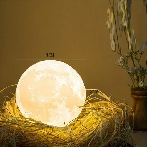 8cm Moon Lamp LED