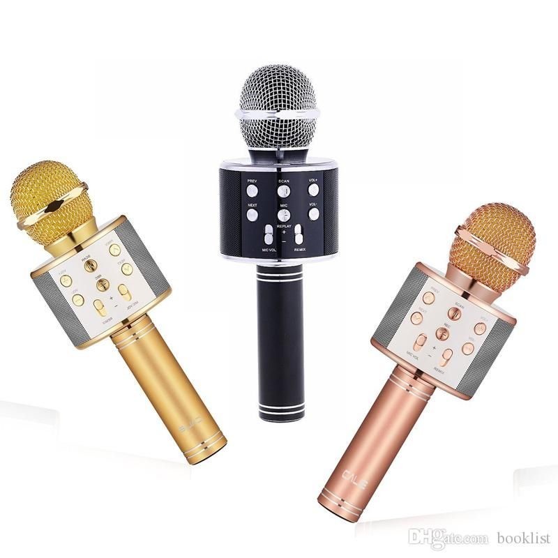 Wireless Microphone HIFI Speaker - WS 858, Original.