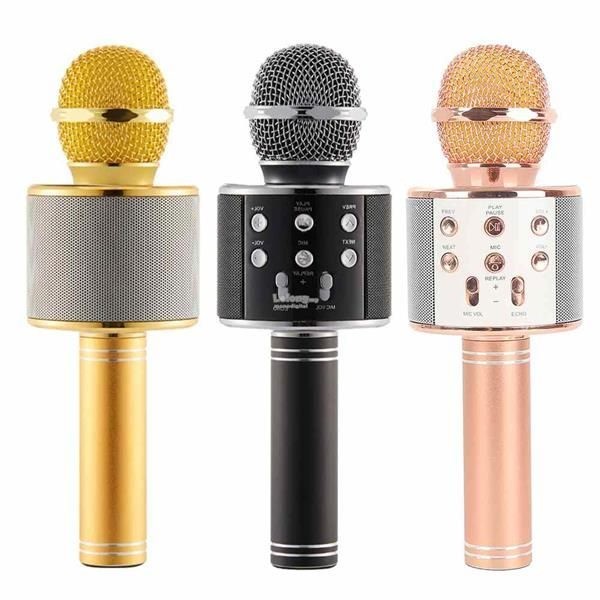 Wireless Microphone HIFI Speaker - WS 858, Original.