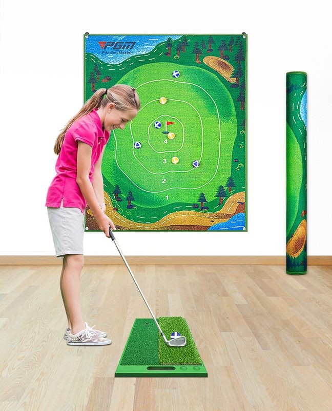 PGM Golf Chipping Game Darts Mat Set Family Party